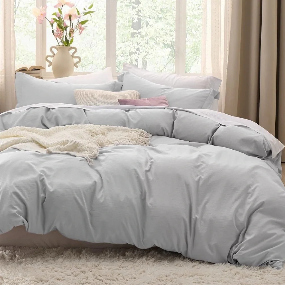 EUC Microfiber Queen Duvet Set